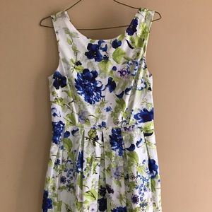 White Floral Dress